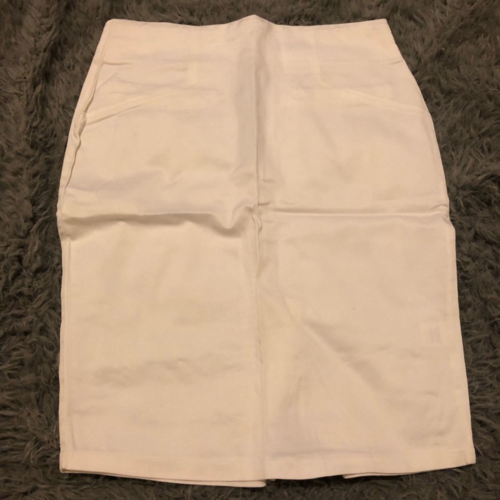 White skirt
